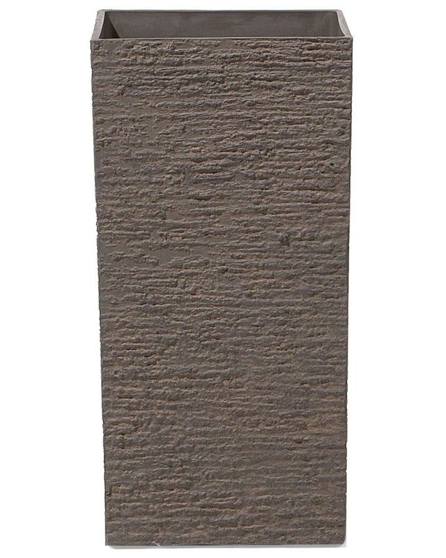 Doniczka 30 x 30 x 60 cm brązowa Gaza 1 szt.