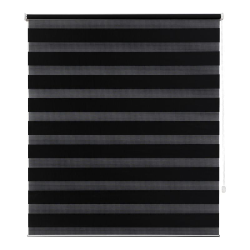 Roleta dzień/noc GoodHome Elin 117,3 x 160 cm czarny