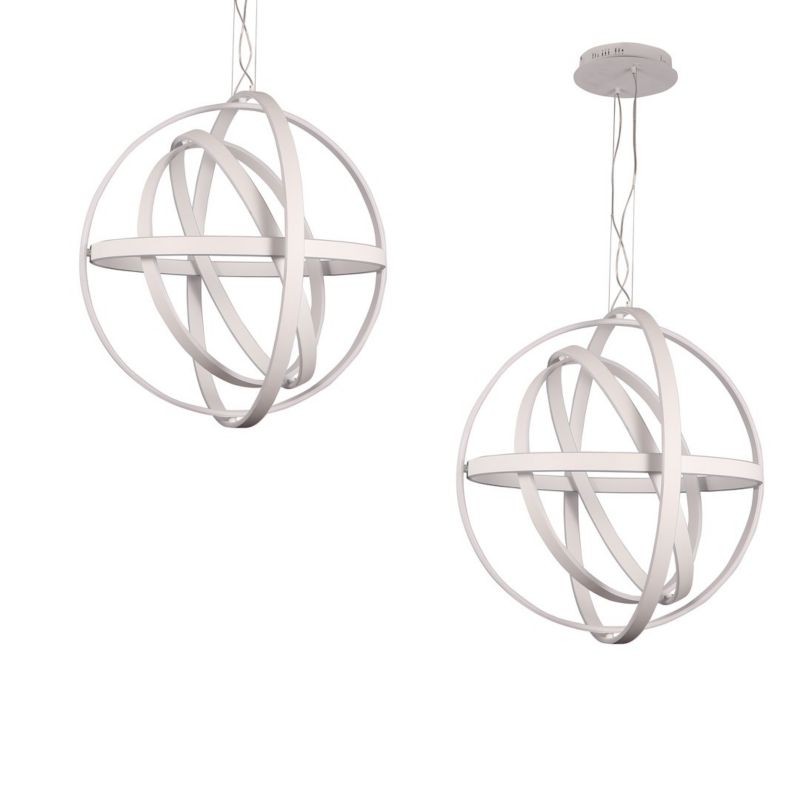 Lampa wisząca Milagro Copernicus biała 1 szt.