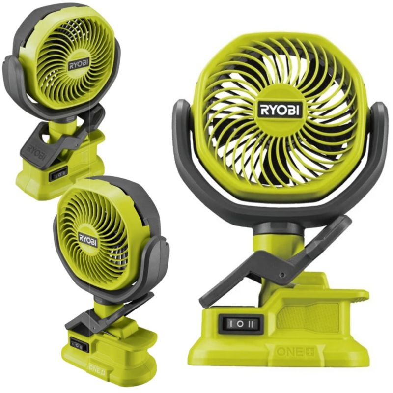Akumulatorowy Wentylator Zaciskowy RYOBI ONE+ 18 V 1 szt.