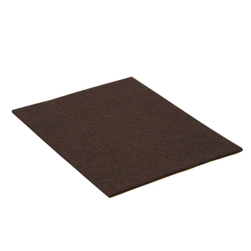 Podkładka filcowa samoprzylepna Diall 215 x 170 mm brązowa