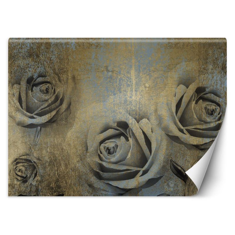 Fototapeta Feeby Złote róże kwiaty 400x280 1 szt