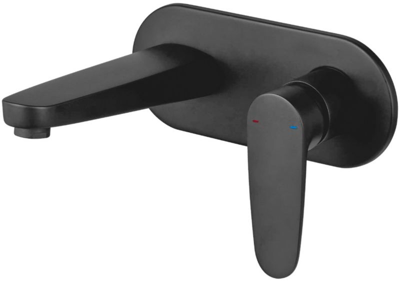 Bateria umywalkowa podtynkowa GoodHome Cavally czarna