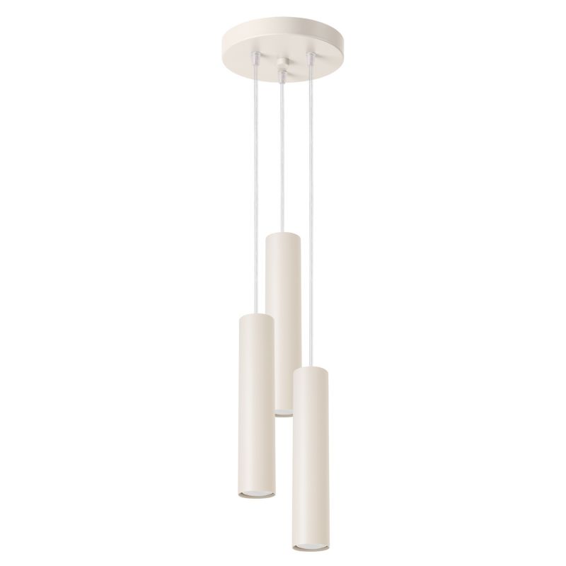 Lampa Wisząca Sollux Lighting LAGOS 3P beżowa 1 szt.