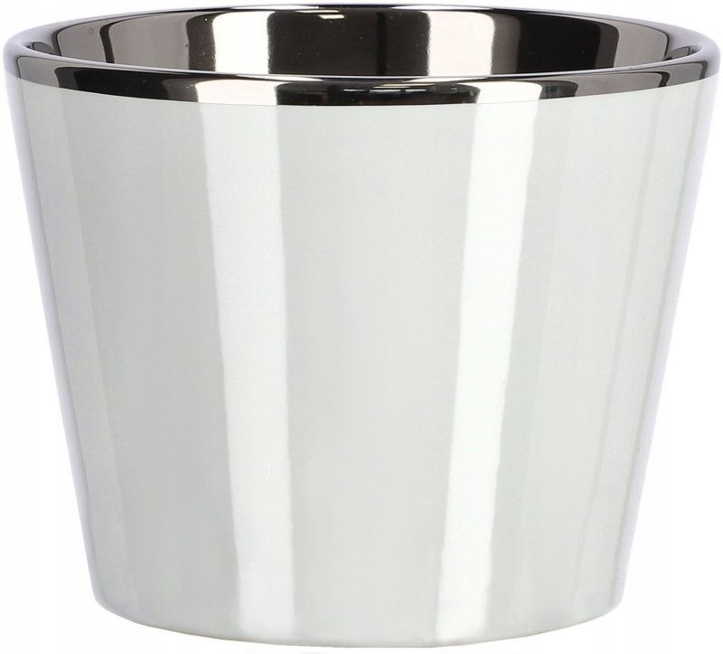 Doniczka ceramiczna KOTARBAU 11 cm biała 1 szt.