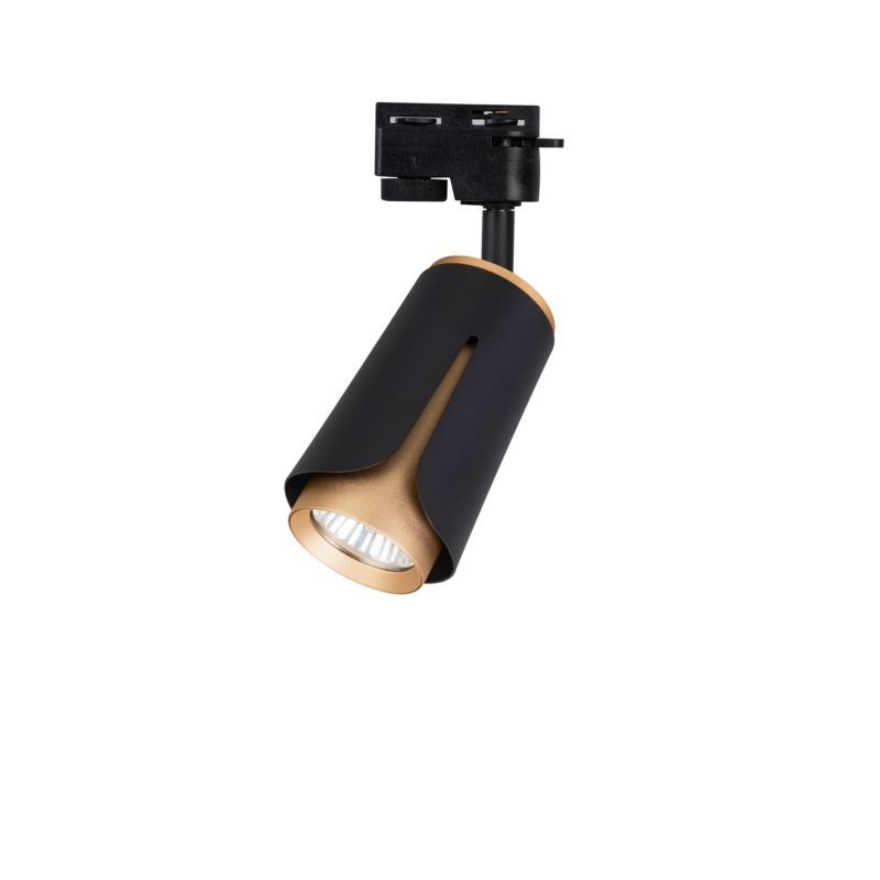 Reflektor LED XUDO GU10 Szyna 1-faza Czarno-Złoty 1 szt.