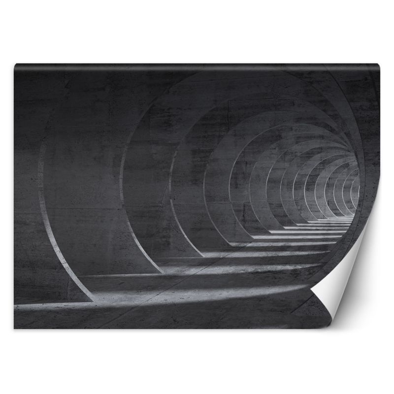 Fototapeta Feeby Tunel szary 3D 250x175 1 szt