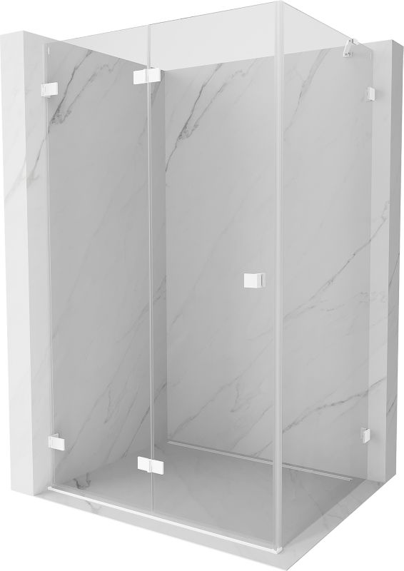 Kabina prysznicowa Mexen Lunar-F biała 90x80 cm 836-090-080-20-00-L 1 szt.