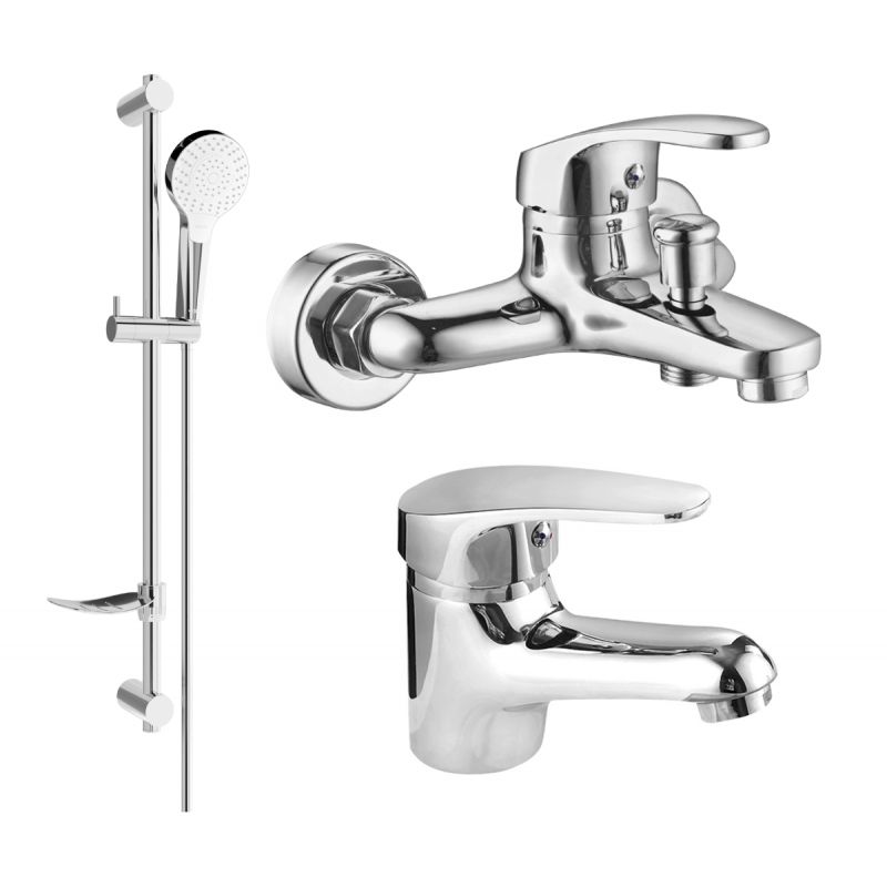 Zestaw wannowy Mexen Erica chrom 746403DF05-00 1 szt.