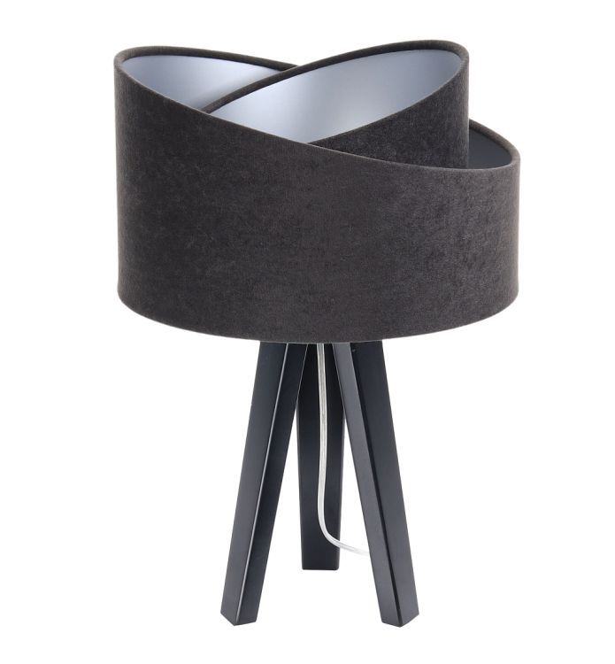 Lampa Bps Koncept stołowa GEMSTONE czarna/srebrna/czarna 1 szt