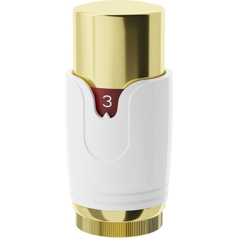 Głowica termostatyczna Mexen W900-000-25 biały/złoty 1 szt.
