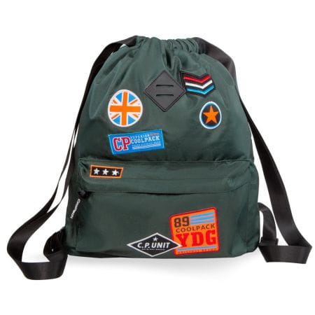 Coolpack Urban Plecak sportowy 1komorowy Green Badges