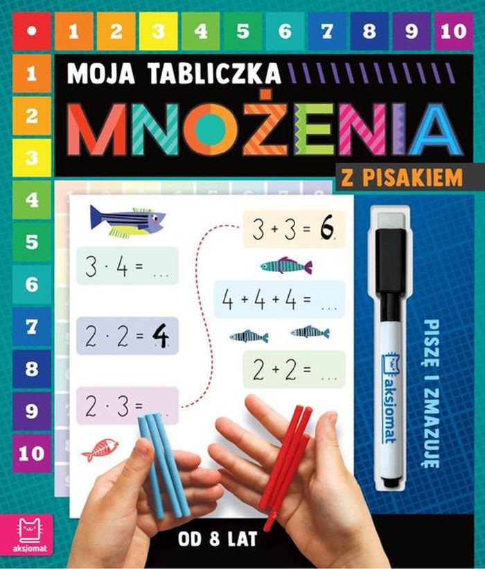 MOJA TABLICZKA MNOŻENIE Z PISAKIEM od 8lat