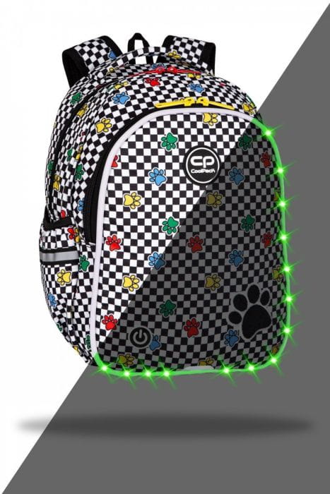 Świecący Plecak Szkolny Jimmy LED Catch Me, Coolpack
