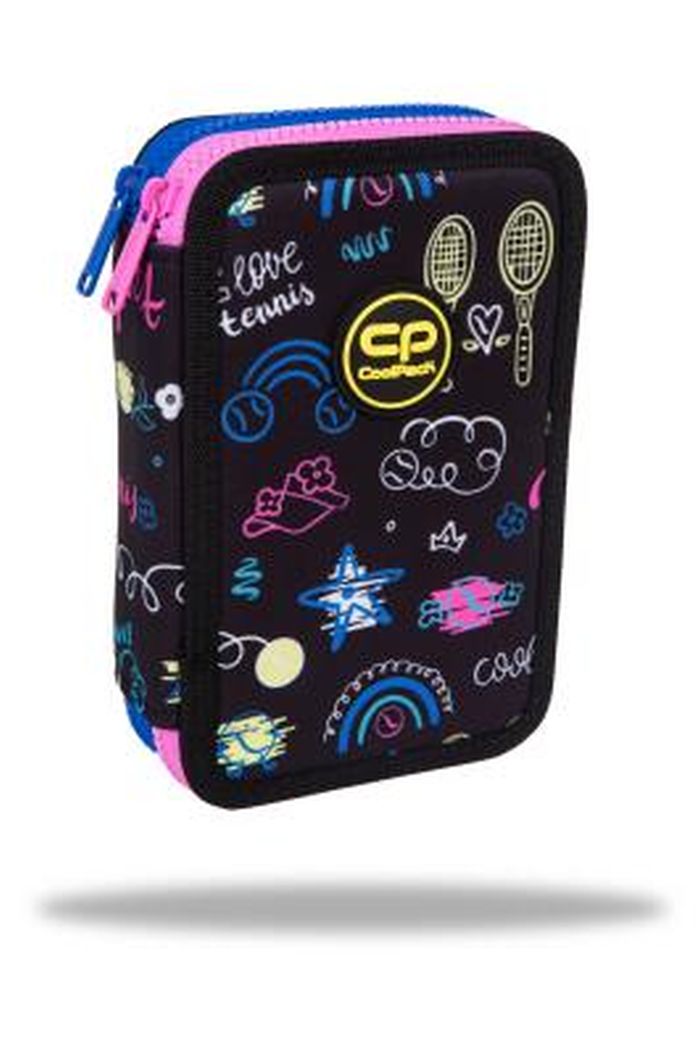 Coolpack Piórnik Jumper 2 podwójny z wyposażeniem Tennis Star