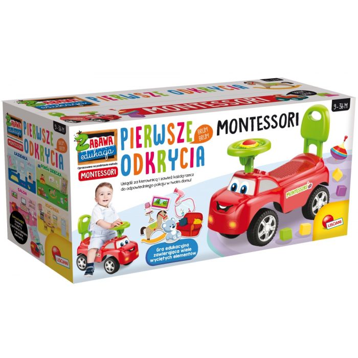 Montessori. Moje pierwsze odkrycia Autko Lisciani