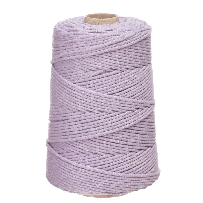 SZNUREK BAWEŁNIANY SKRĘCANY 3MM 100M, LILIOWY