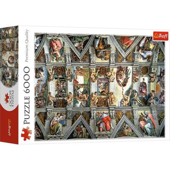 Puzzle 6000 el. Sklepienie Kaplicy Sykstyńskiej Trefl
