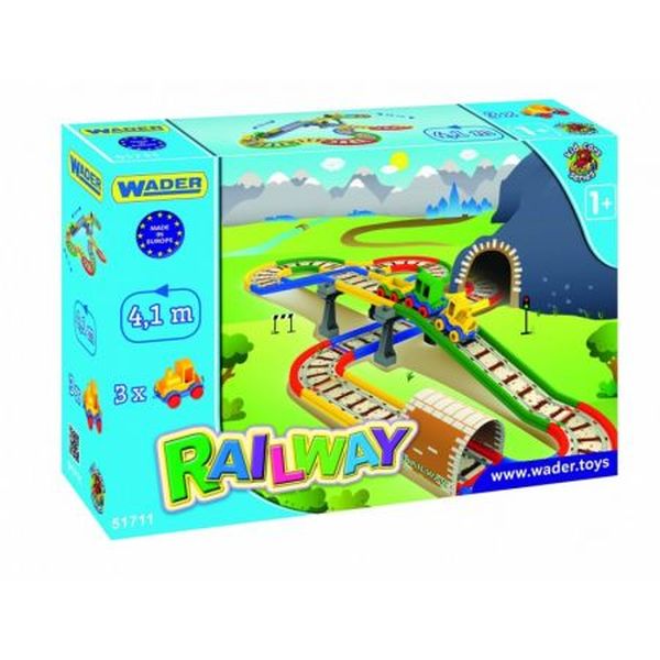 KOLEJKA Z MOSTEM 4,1M KID CARS