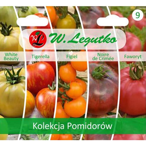 1 szt, Kolekcja Pomidorów, 5 odmian - Nasiona: Ilość w opakowaniu: 1 opak