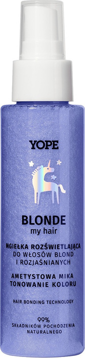 YOPE Blonde Mgiełka do włosów Ametyst 100 ml