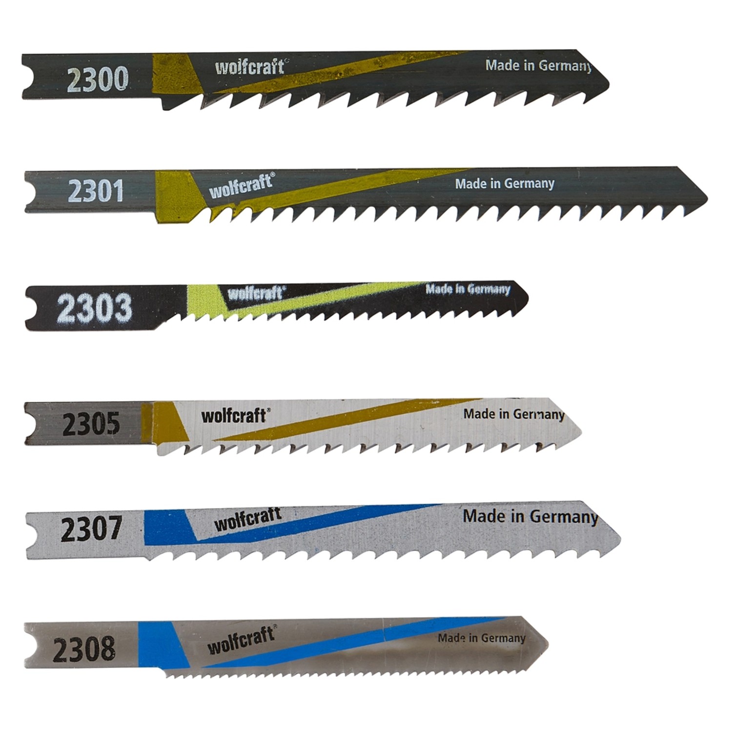 Wolfcraft Brzeszczot do wyrzynarki U miks HCS/HSS 10 szt.
