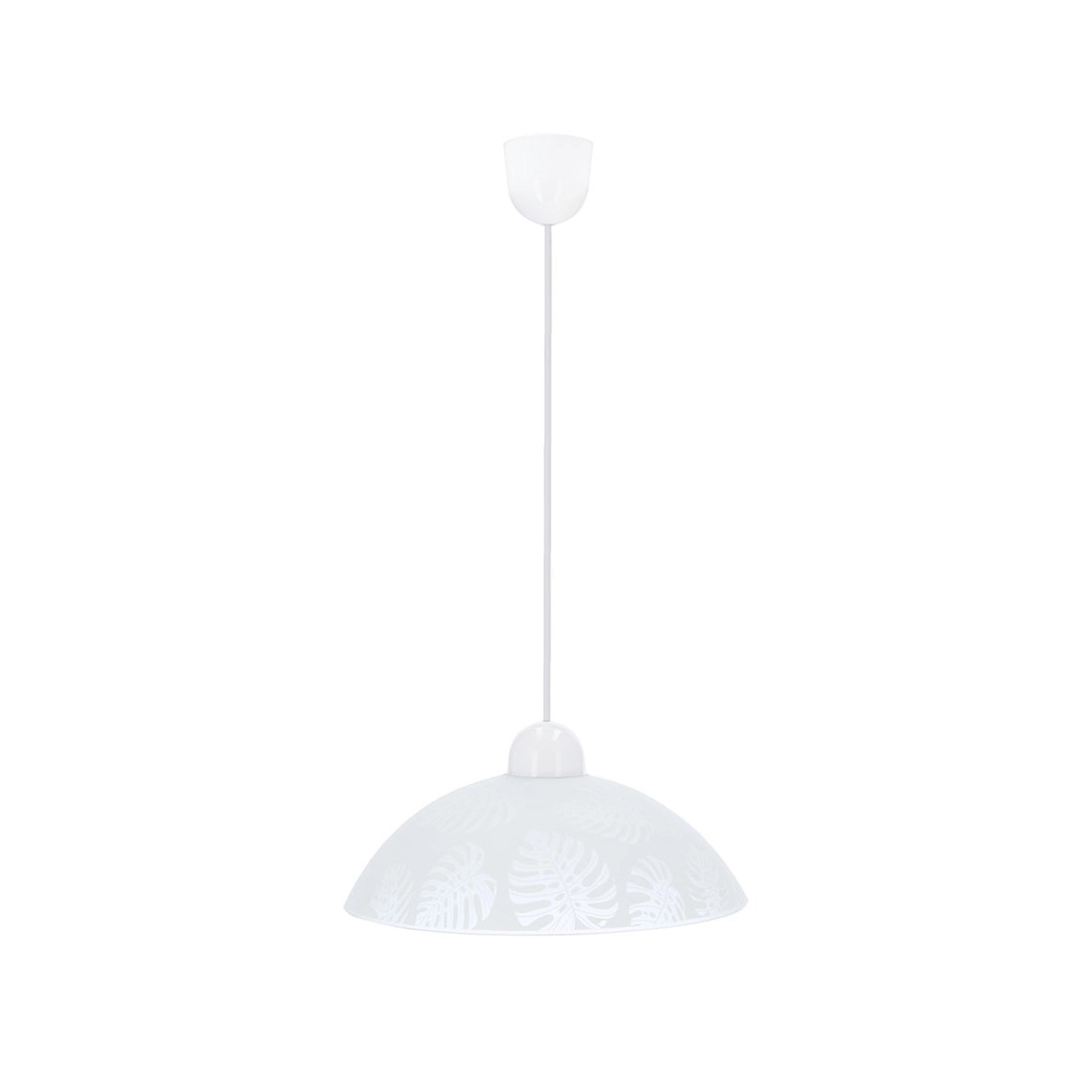 Candellux Lampa wisząca ALCARA 1x60W E27 biała