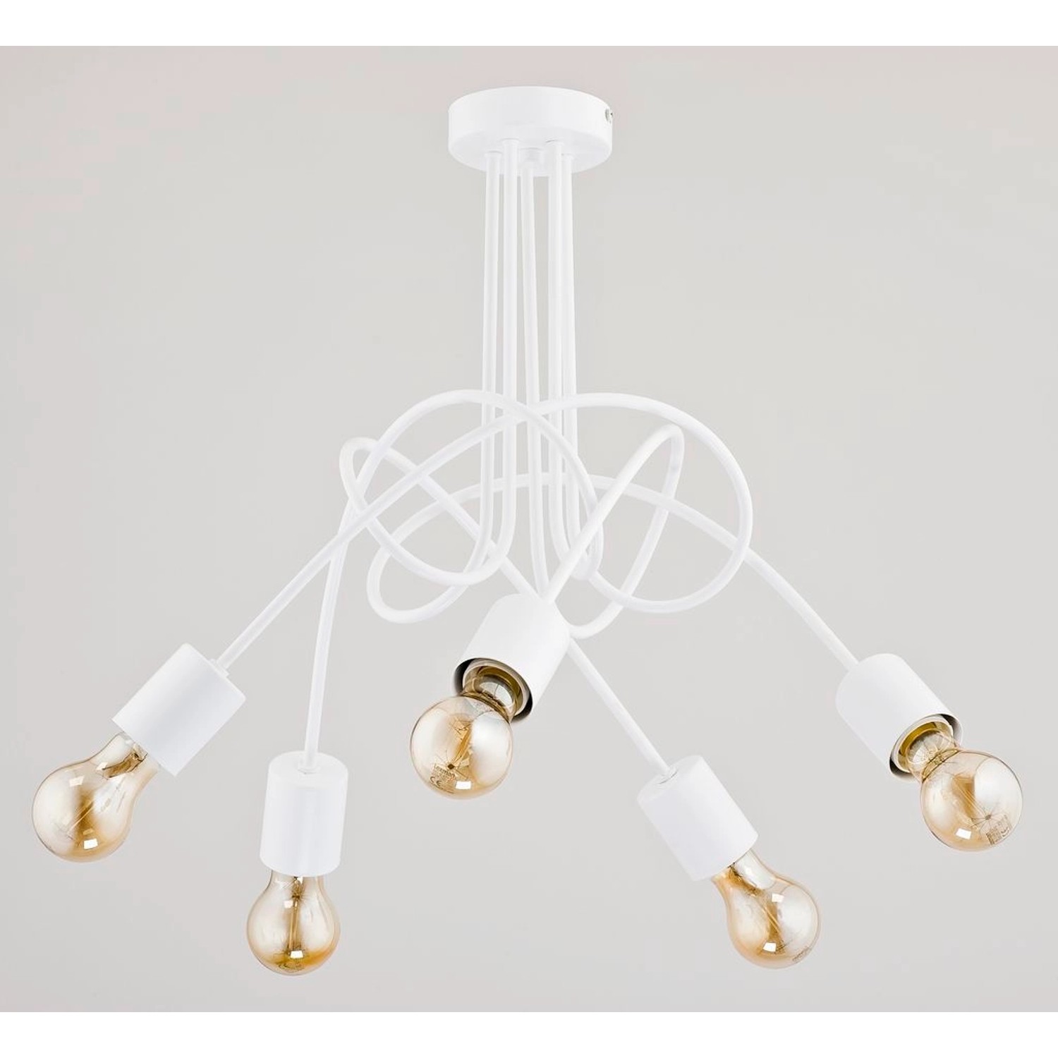 Alfa Lampa wisząca TANGO biała 5xE27