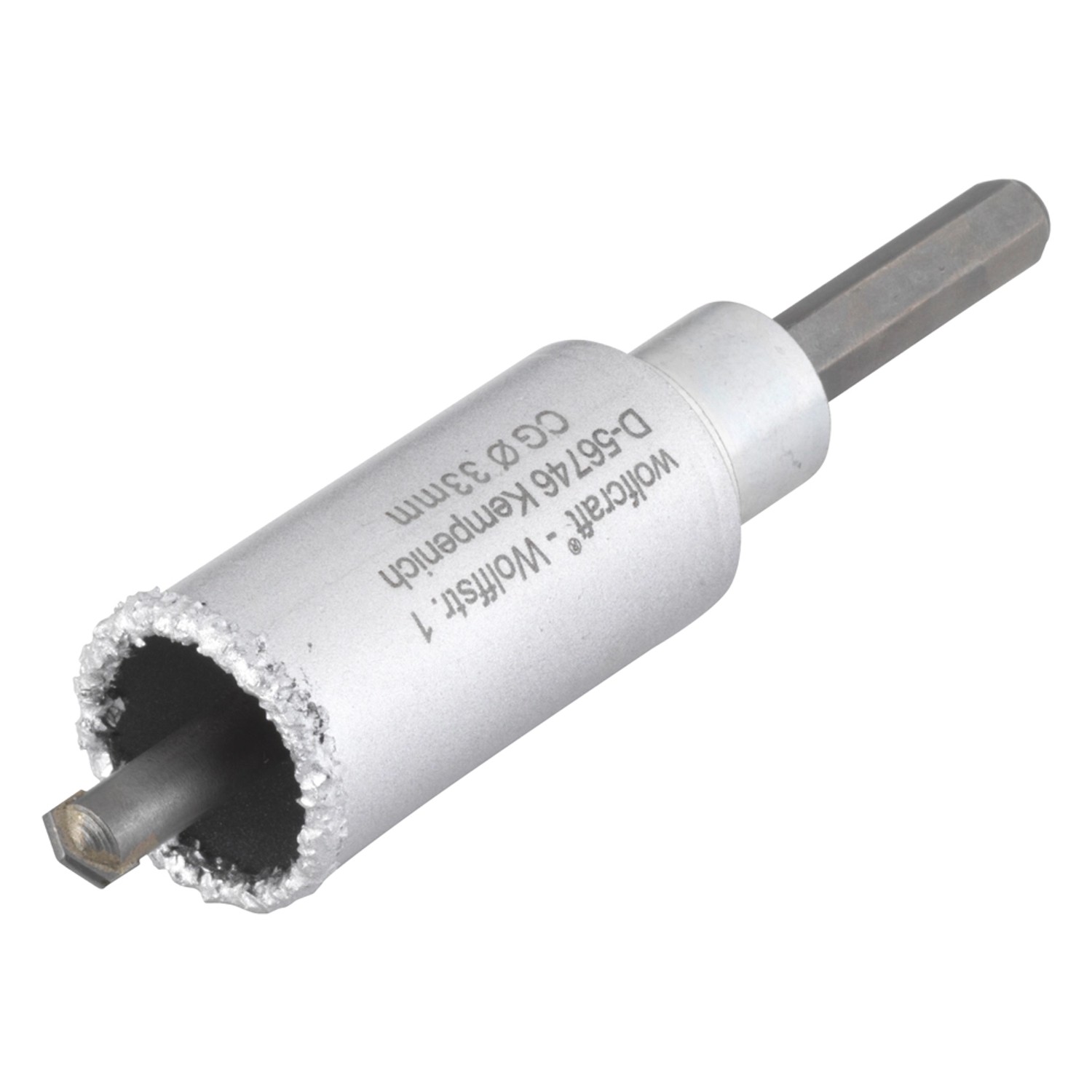 Wolfcraft Otwornica z nasypem z węglików spiekanych 33 mm