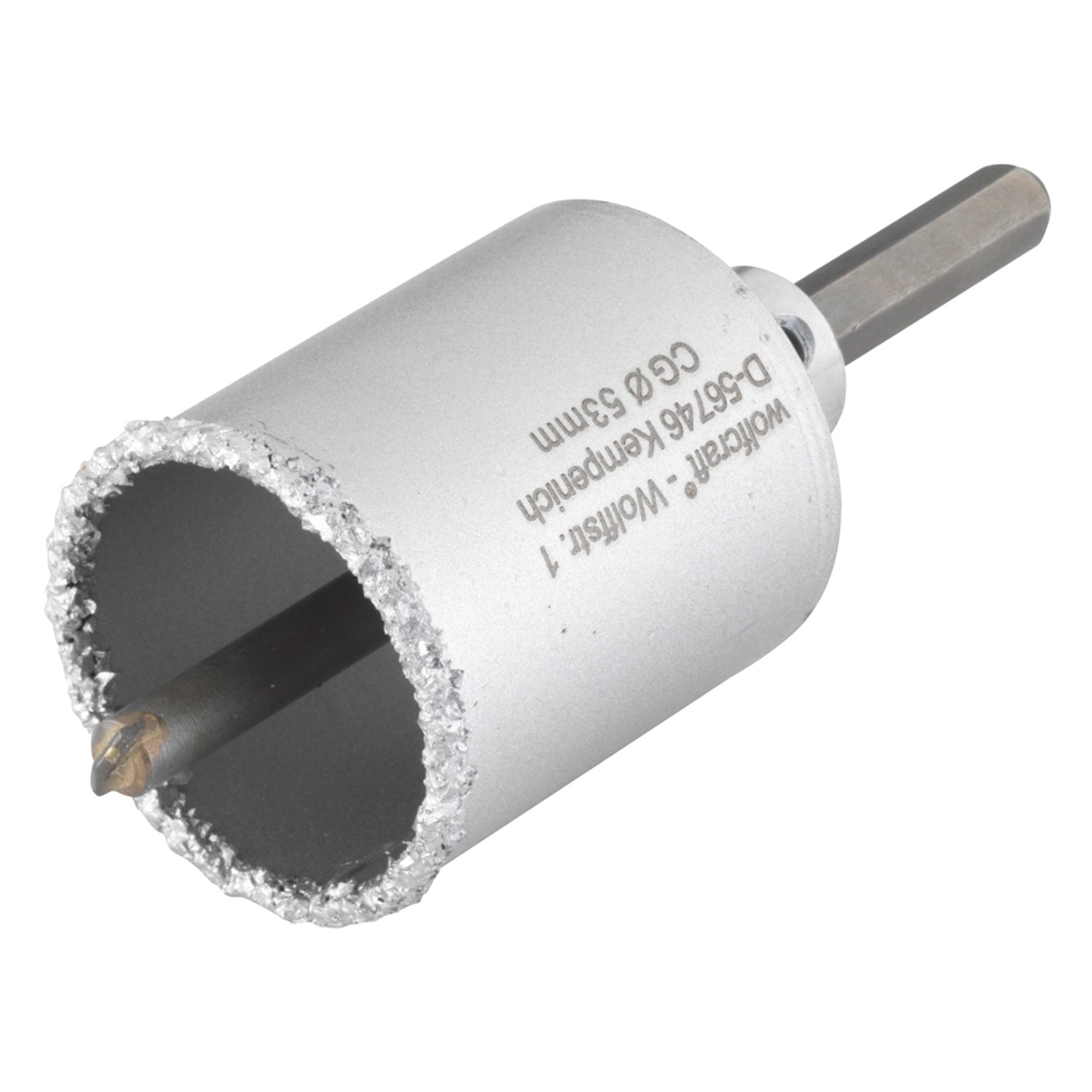 Wolfcraft Otwornica z nasypem z węglików spiekanych 53 mm