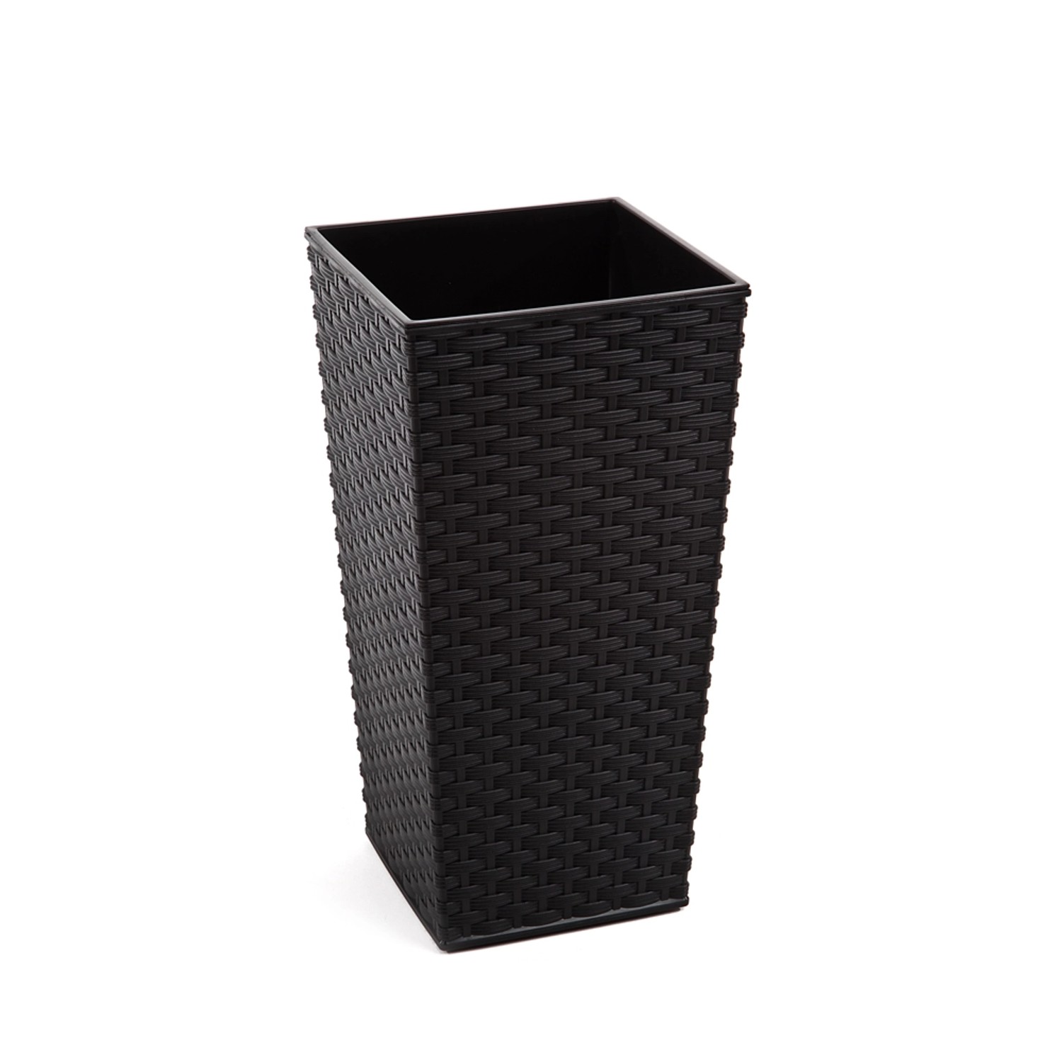 Osłonka Finezja rattan czarna 35cm