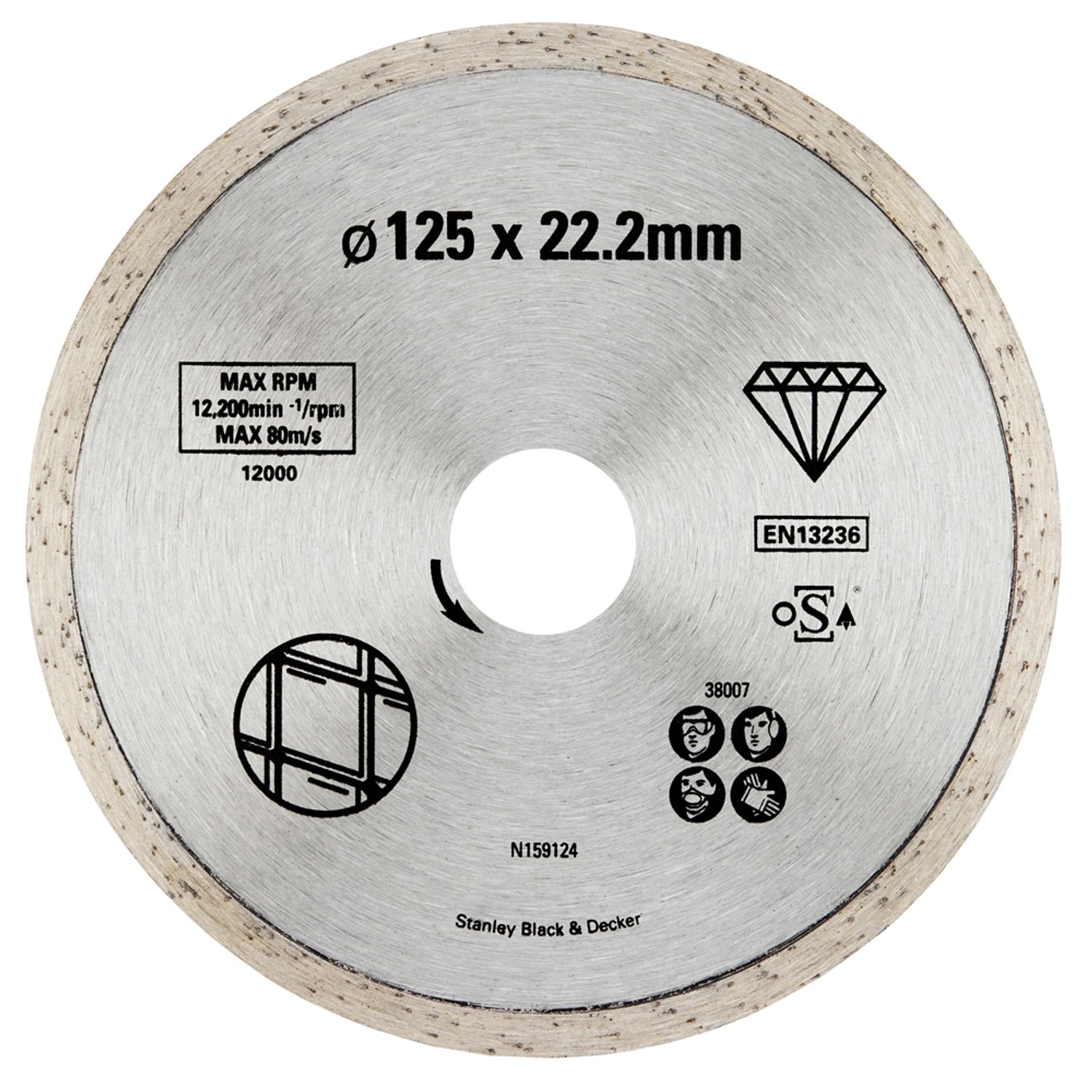 Stanley Tarcza diamentowa do płytek ceramicznych 125 mm