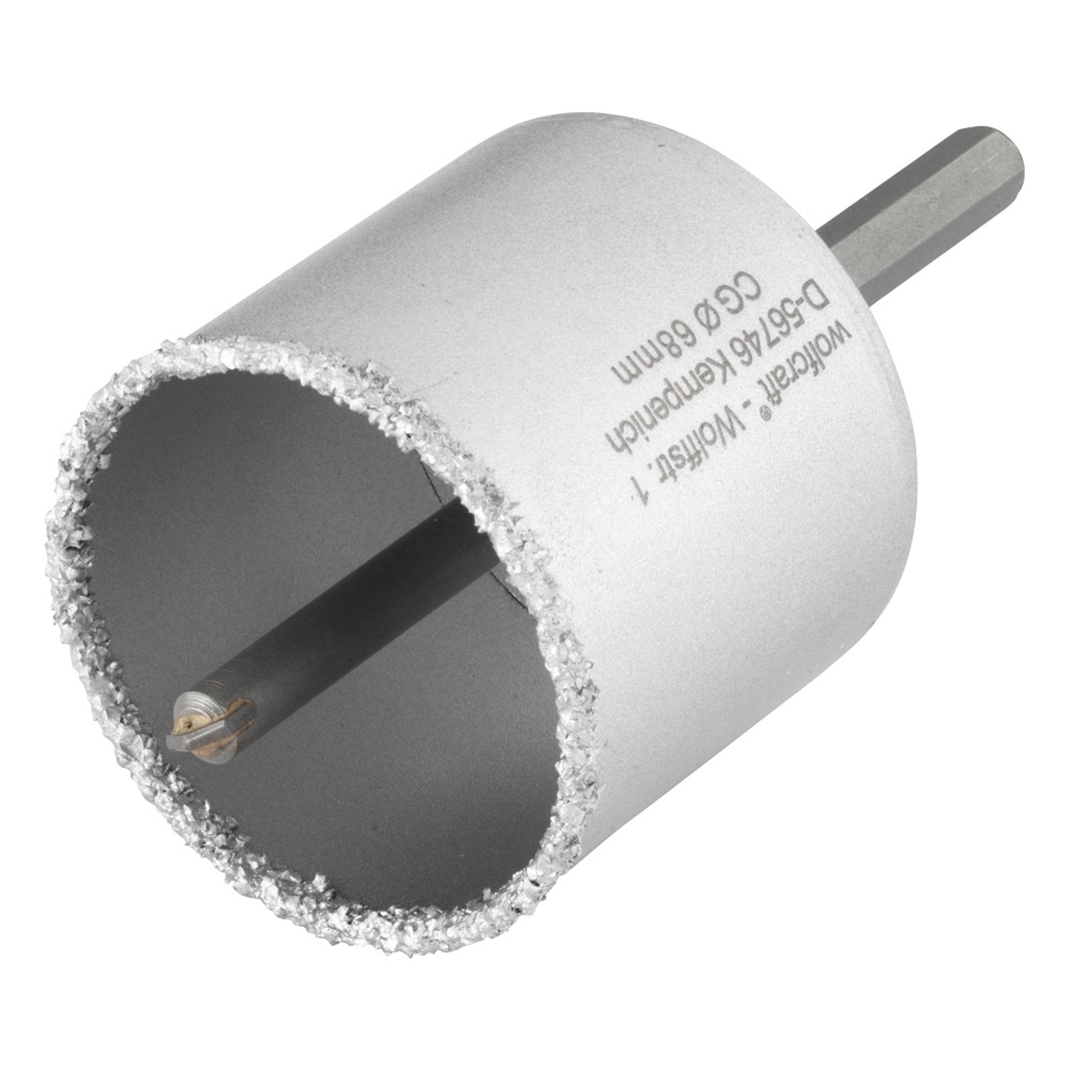 Wolfcraft Otwornica z nasypem z węglików spiekanych 68 mm