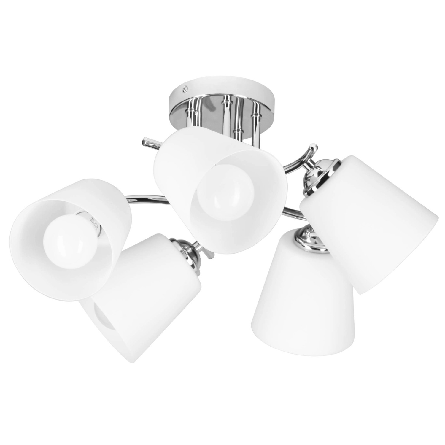 ActiveJet Lampa wisząca Emily 5x40W E27 biała