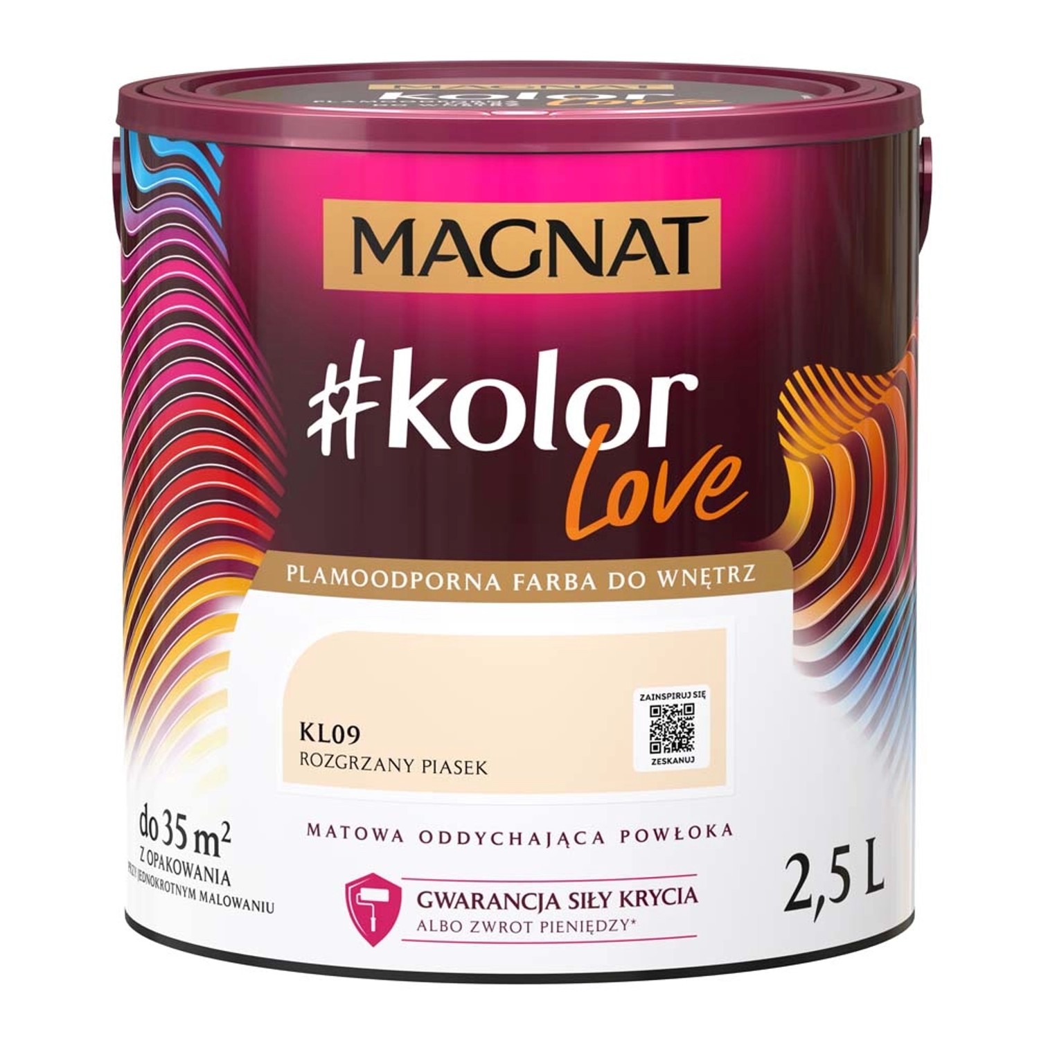 Farba Magnat KolorLove rozgrzany piasek 2,5 l