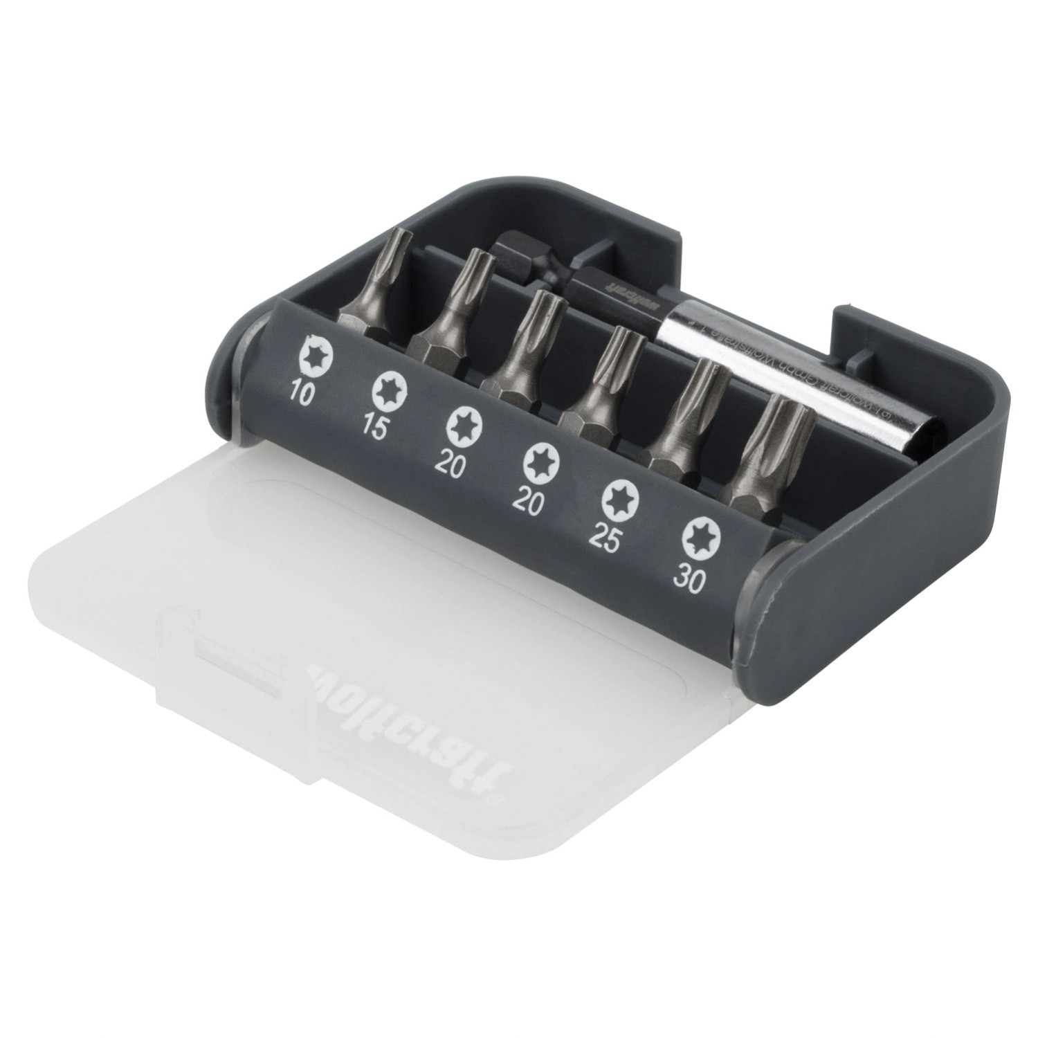 Wolfcraft Końcówki 7 cz. - 6 x Torx, 1 x uchwyt