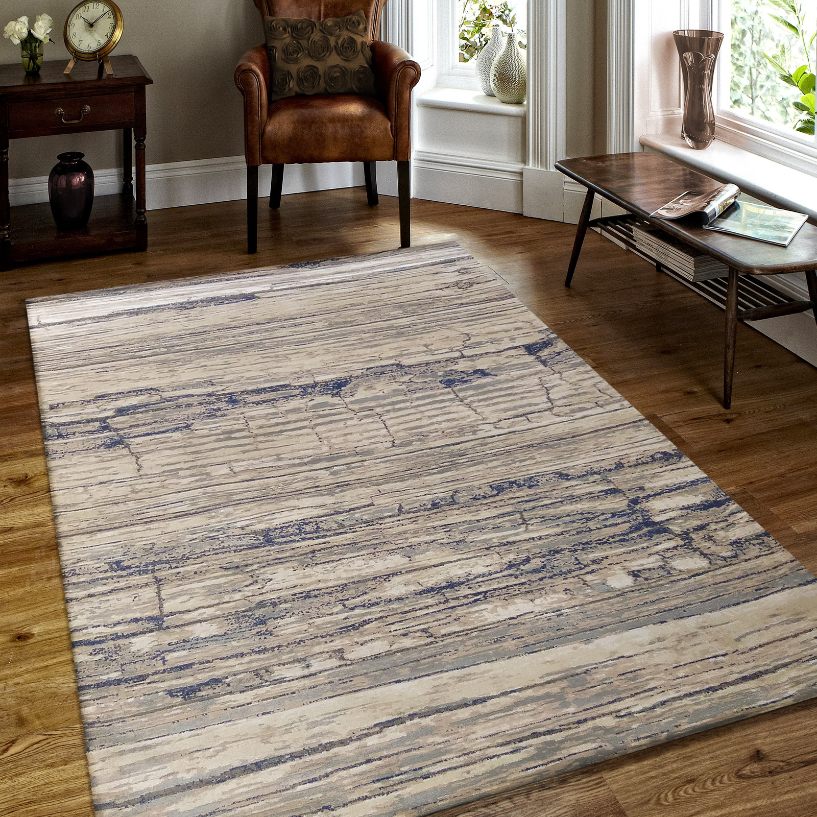 Dywan nowoczesny Rustic Texture Shrink 50- ABM- Wielokolorowy