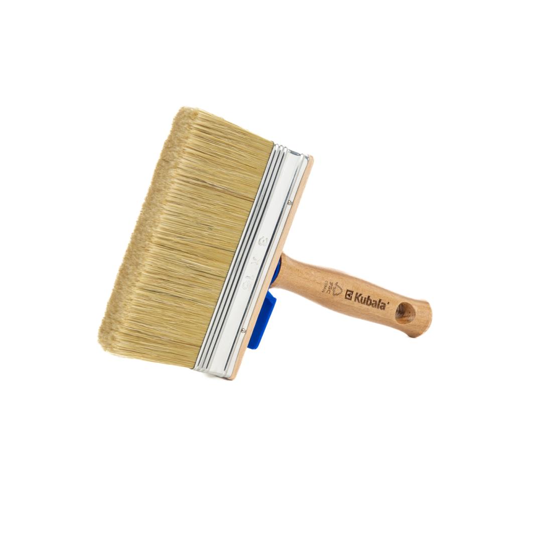 KUBALA PĘDZEL TAPETOWY LAKIEROWANY TAPETÓWKA UCHWYT BUKOWY 150MM (4555)