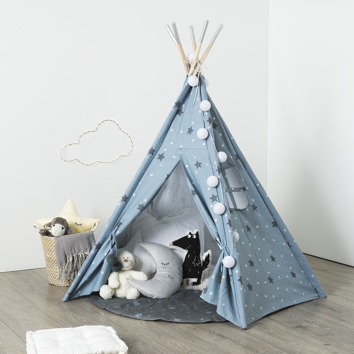 Namiot Tipi Szaro-Niebieski DB