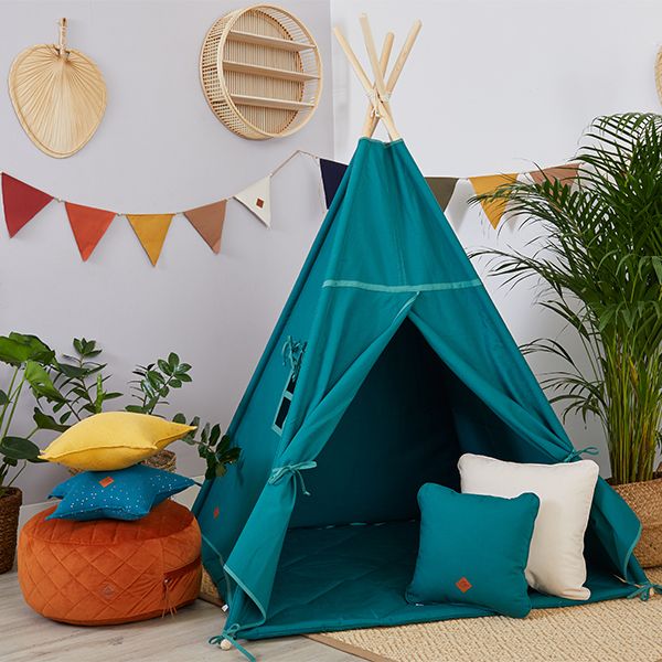 Namiot Tipi + Mata + Poduszki Emerald - wariant do wyboru FM - Tipi