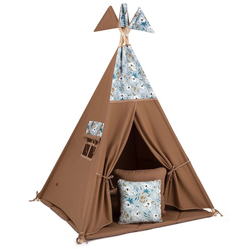 Namiot Tipi + Mata + Poduszki Koala - wariant do wyboru FM - Tipi + mata
