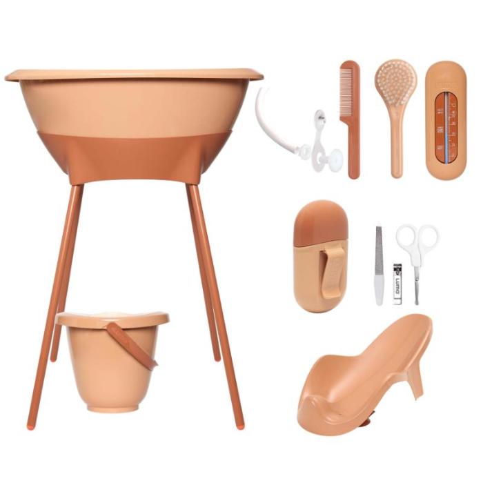 Zestaw kąpielowy 8 elem. LUMA Spiced Copper AG