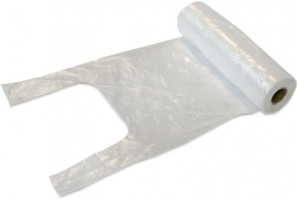 Reklamówki plastikowe Sarantis, 22x45cm, na rolce, mocne, 160 sztuk, bezbarwny