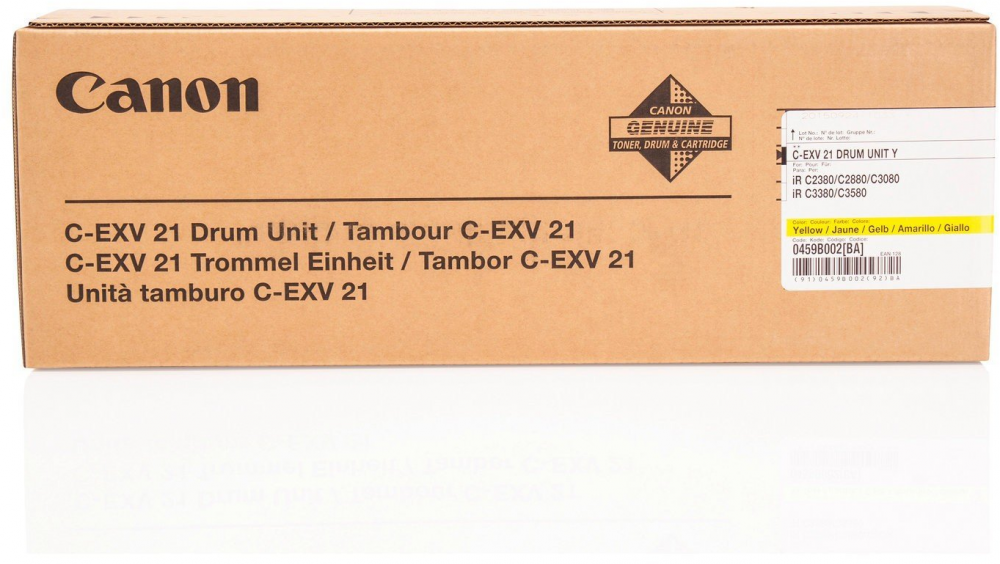 Bęben Canon 0459B002 (C-EXV21Y), 53000 stron, yellow (żółty)