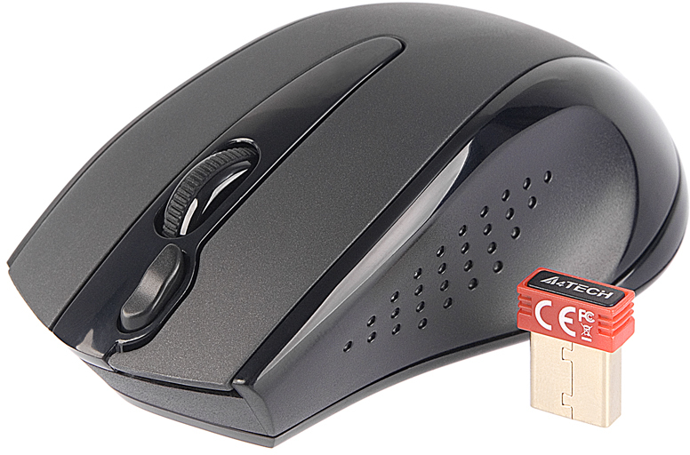 Myszka bezprzewodowa A4Tech G9-500F-1, optyczna, czarny