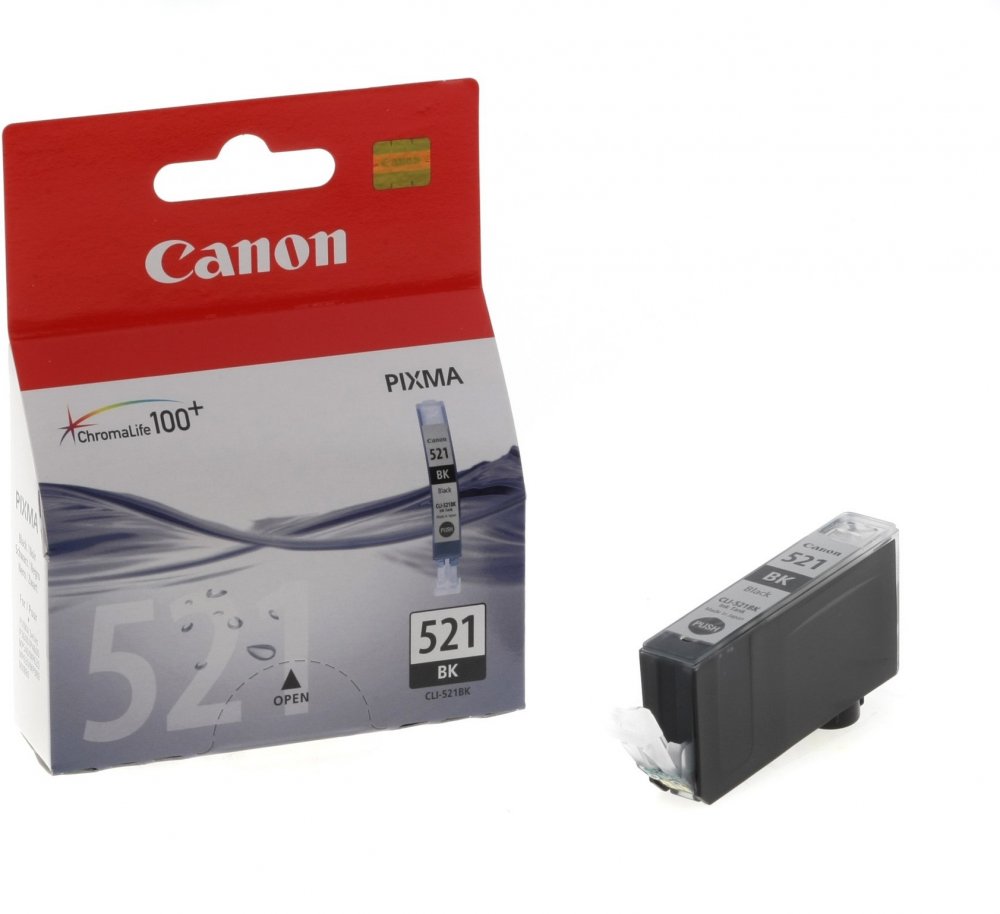 Tusz Canon 2933B001 (CLI-521BK), 505 stron, black (czarny)