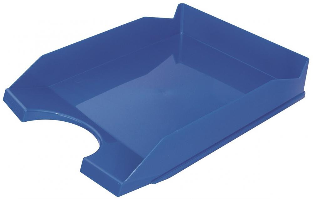 Półka na dokumenty na biurko Office Products, A4, plastikowa, niebieski