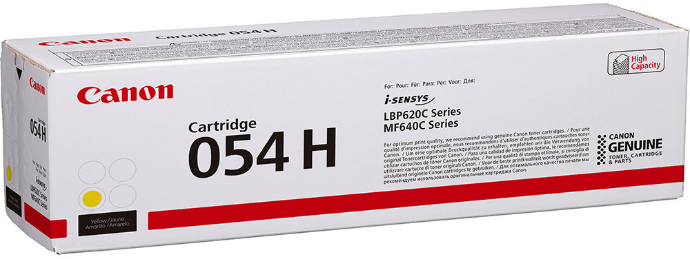 Toner Canon 054 H (3025C002), 2300 stron, yellow (żóty)