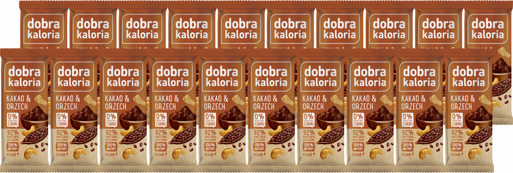 20x Baton Dobra Kaloria, kakao i orzech, 35g