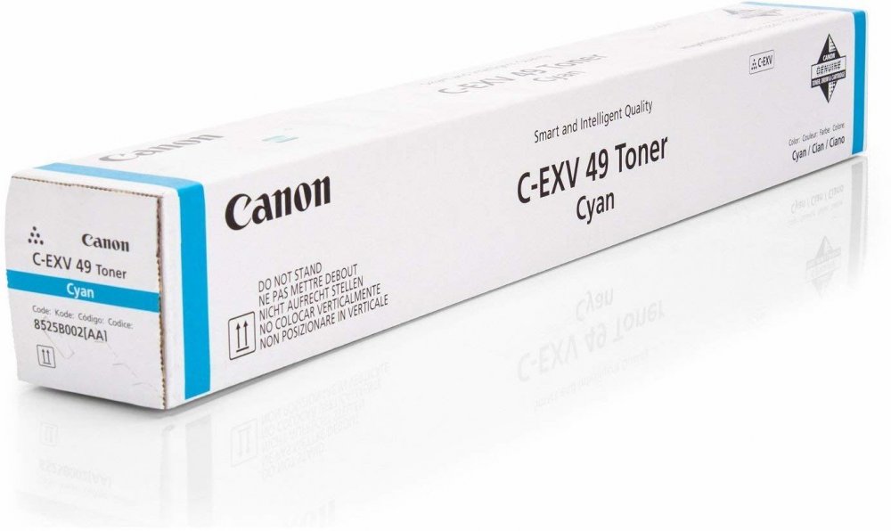 Toner Canon 8525B002 (CEXV49 C), 19000 stron, cyan (błękitny)